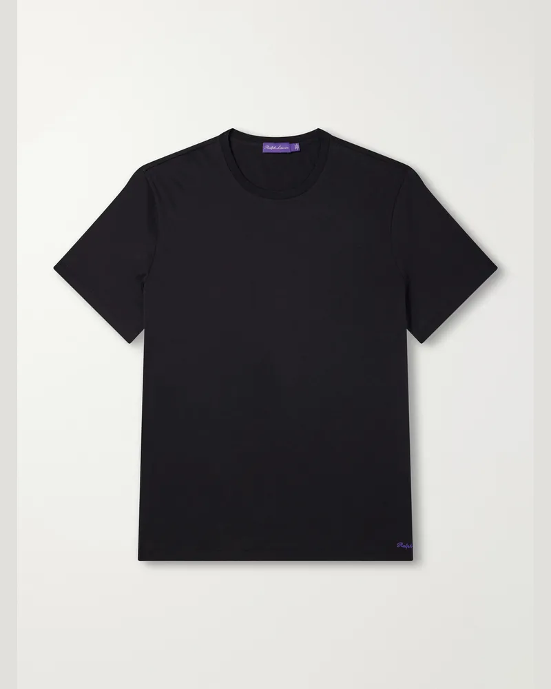 Ralph Lauren Cotton-Jersey T-Shirt Black