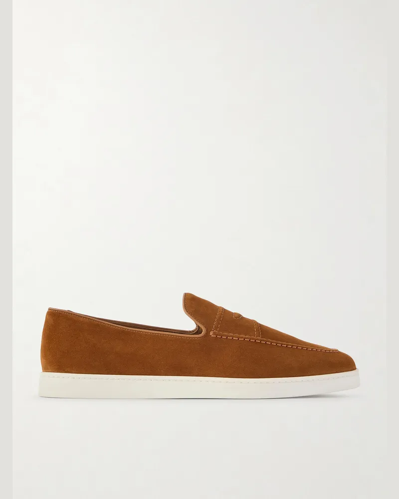 Church's Peebles Loafers aus Veloursleder Braun