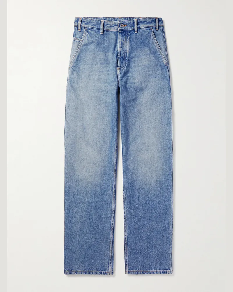 Bottega Veneta Straight-Leg Jeans Blue