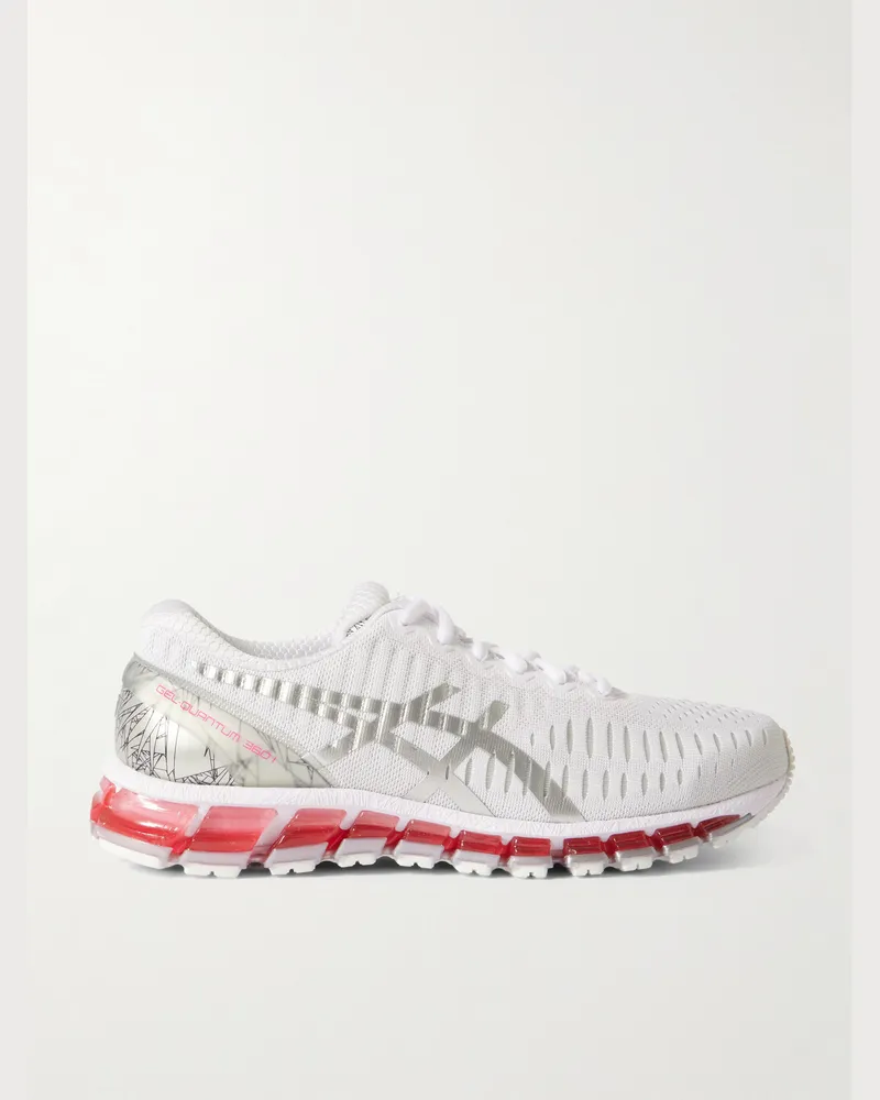 Asics GEL-QUANTUM 360 I Sneakers aus Mesh mit Gummibesatz Weiß