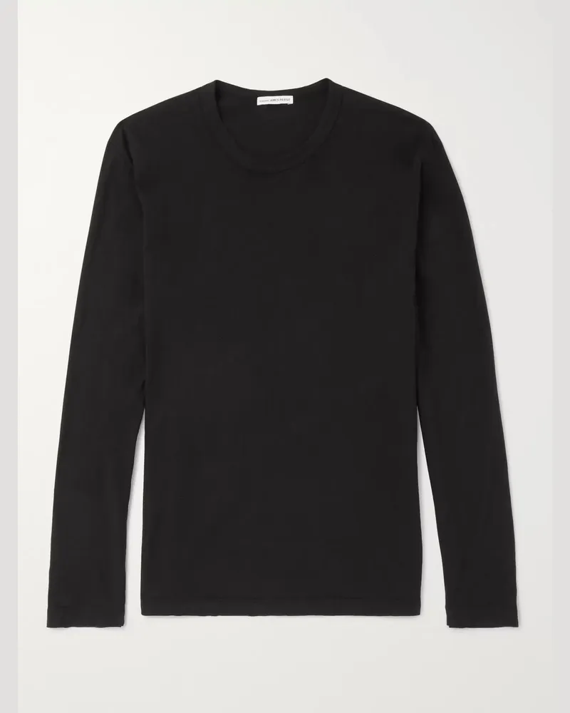 James Perse Cotton-Jersey T-Shirt Black