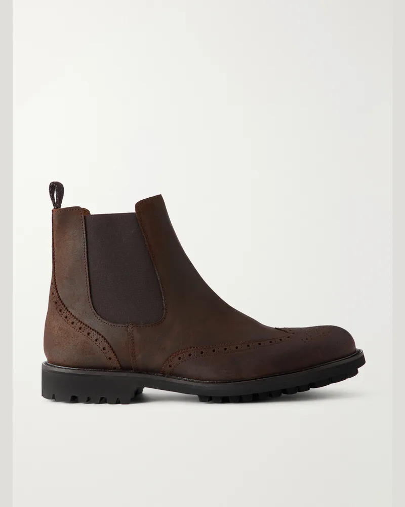 MR P. Leather Chelsea Boots Brown