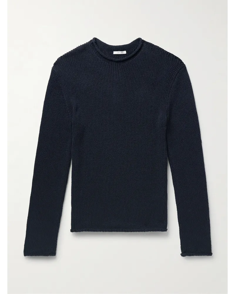 The Row Anteo Pullover aus einer Baumwoll-Kaschmirmischung Blau