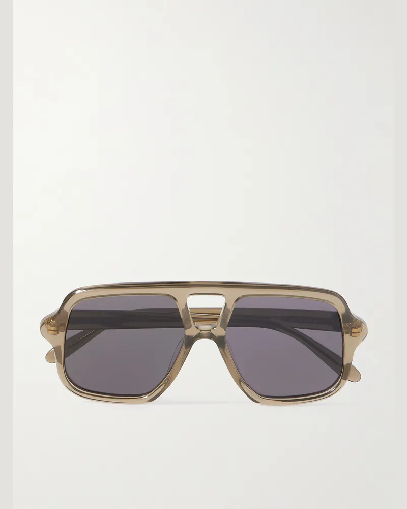 Loewe Aviator-Style Acetate Sunglasses Gray