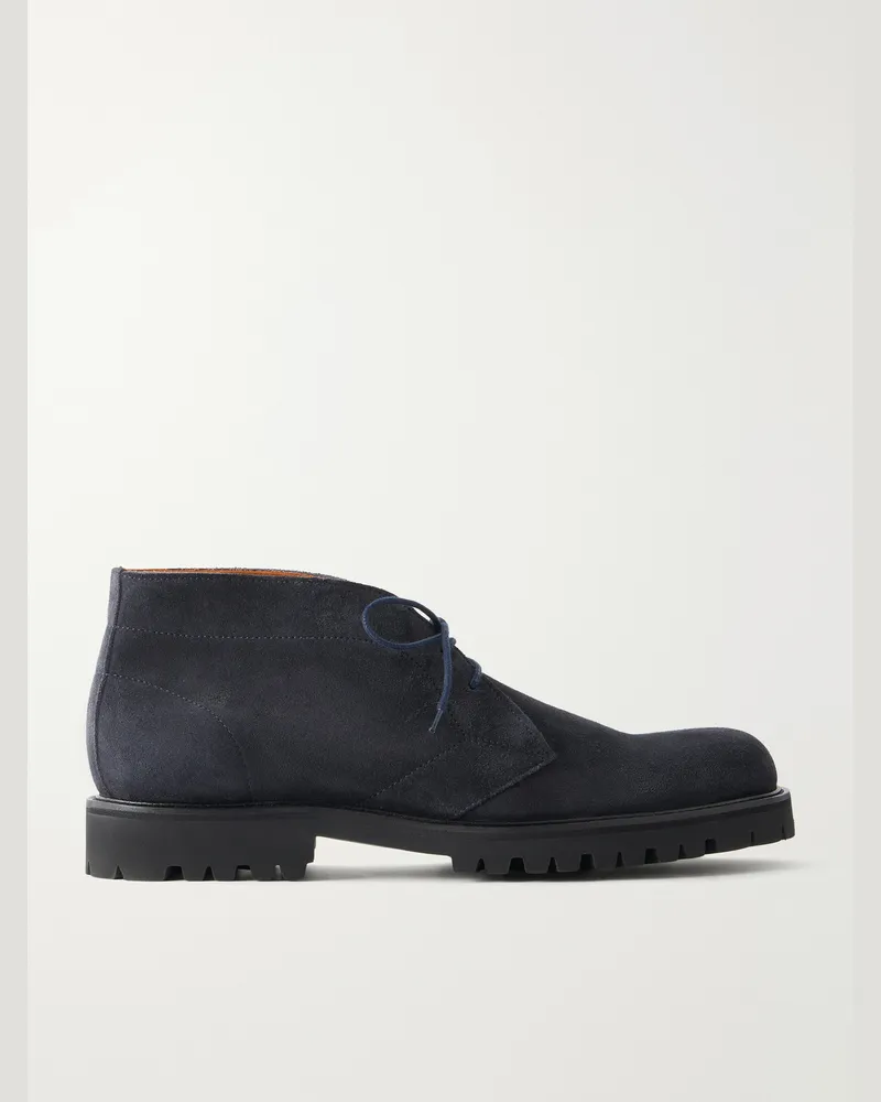 MR P. Suede Desert Boots Blue