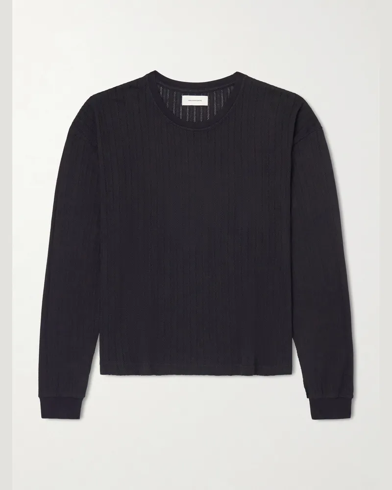 Mfpen Relaxed LS Organic Cotton T-Shirt Black