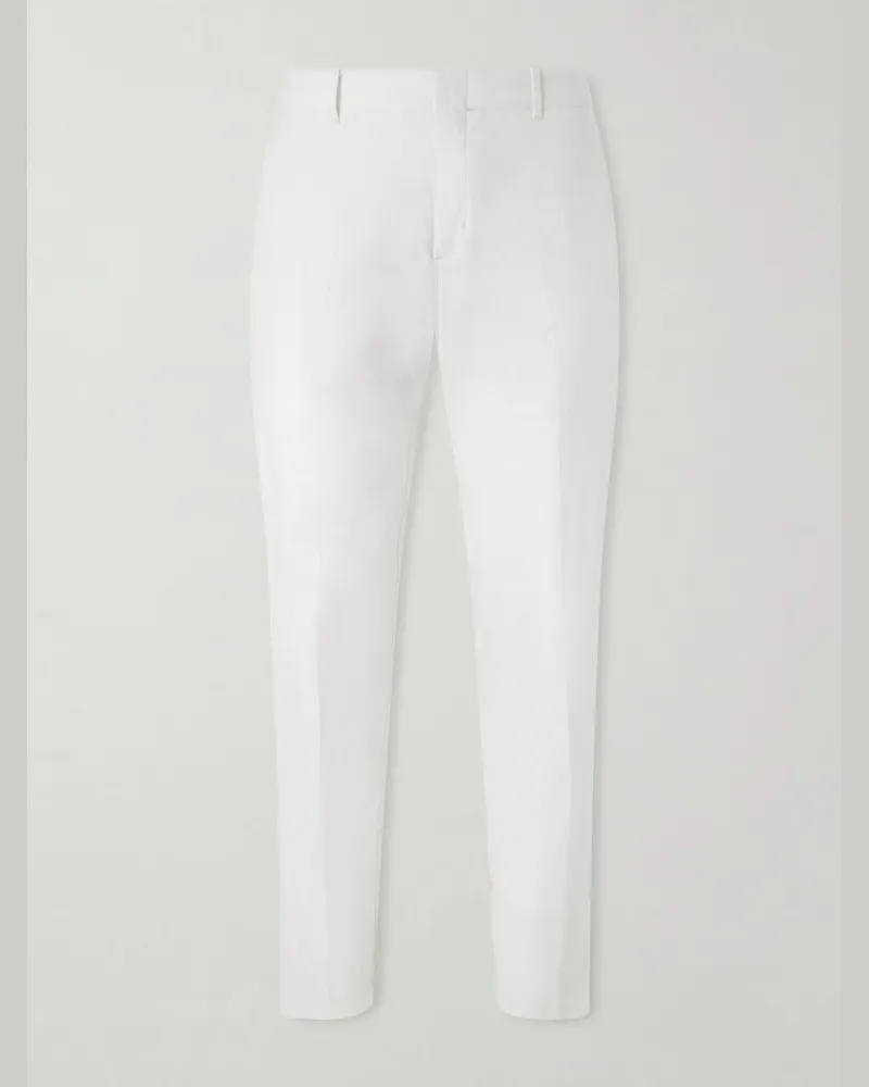 Orlebar Brown Ray Straight-Leg Stretch Linen and Cotton-Blend Trousers Neutrals