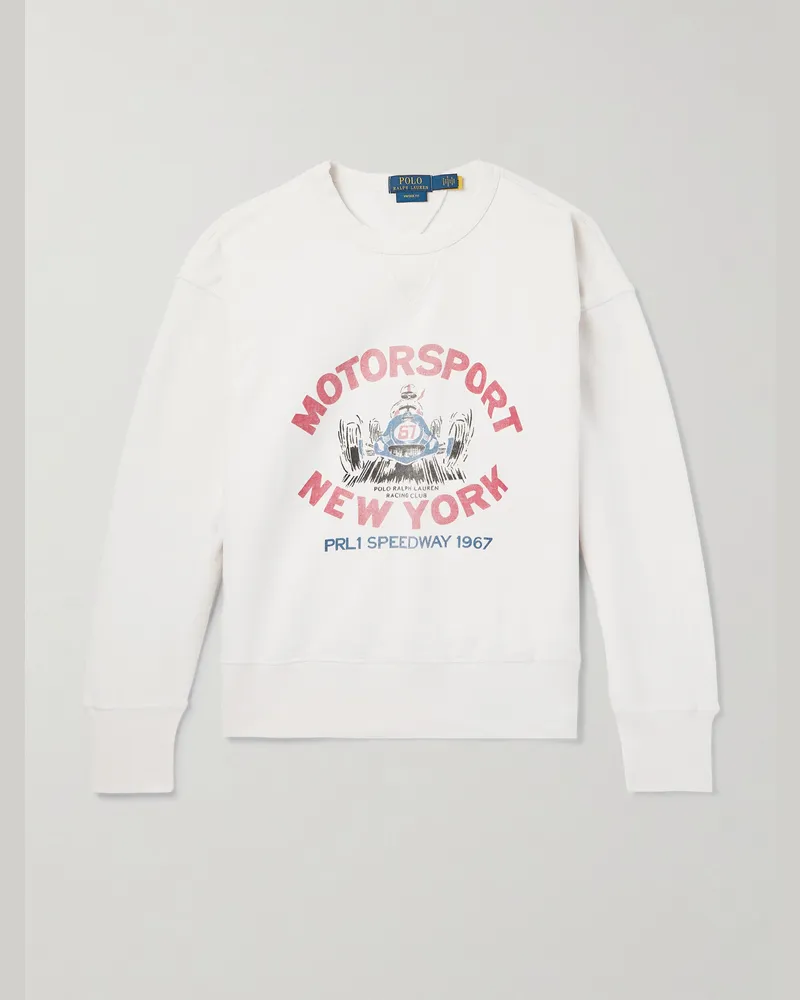 Ralph Lauren Sweatshirt aus Jersey aus einer Baumwollmischung mit Print Neutral