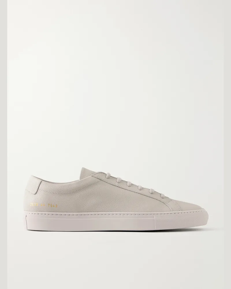 Common Projects Achilles Full-Grain Leather Sneakers Gray