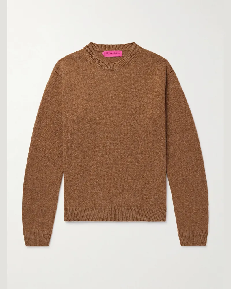 The Elder Statesman Cashmere Sweater Brown