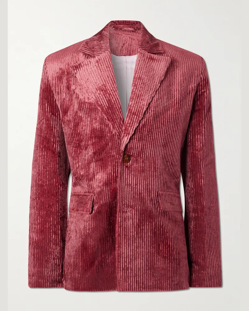 Séfr Insight Corduroy Suit Jacket Red