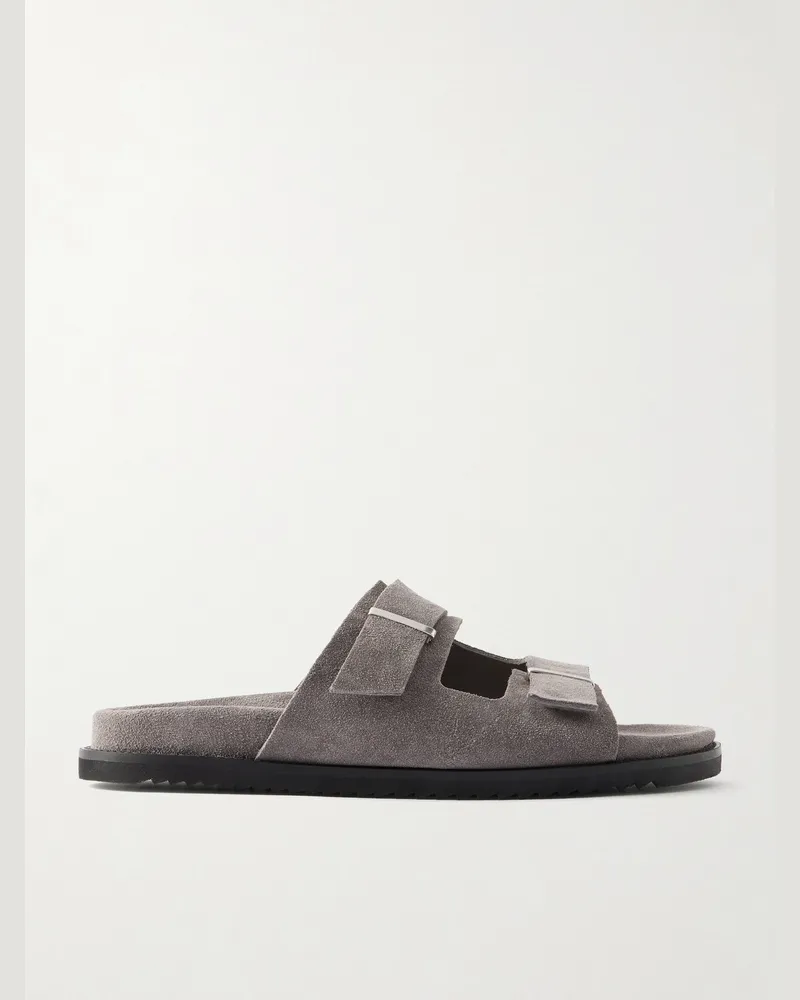 MR P. Suede Slides Gray