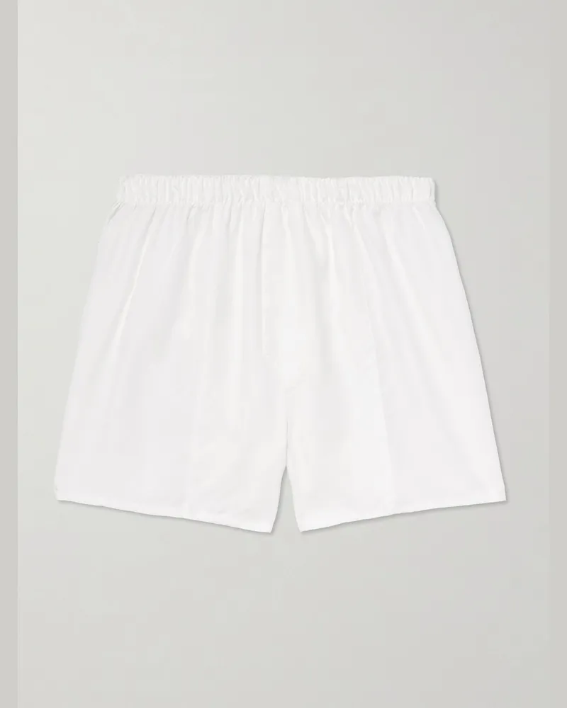 CDLP Boxershorts aus Popeline aus Tencel™ Lyocell Weiß