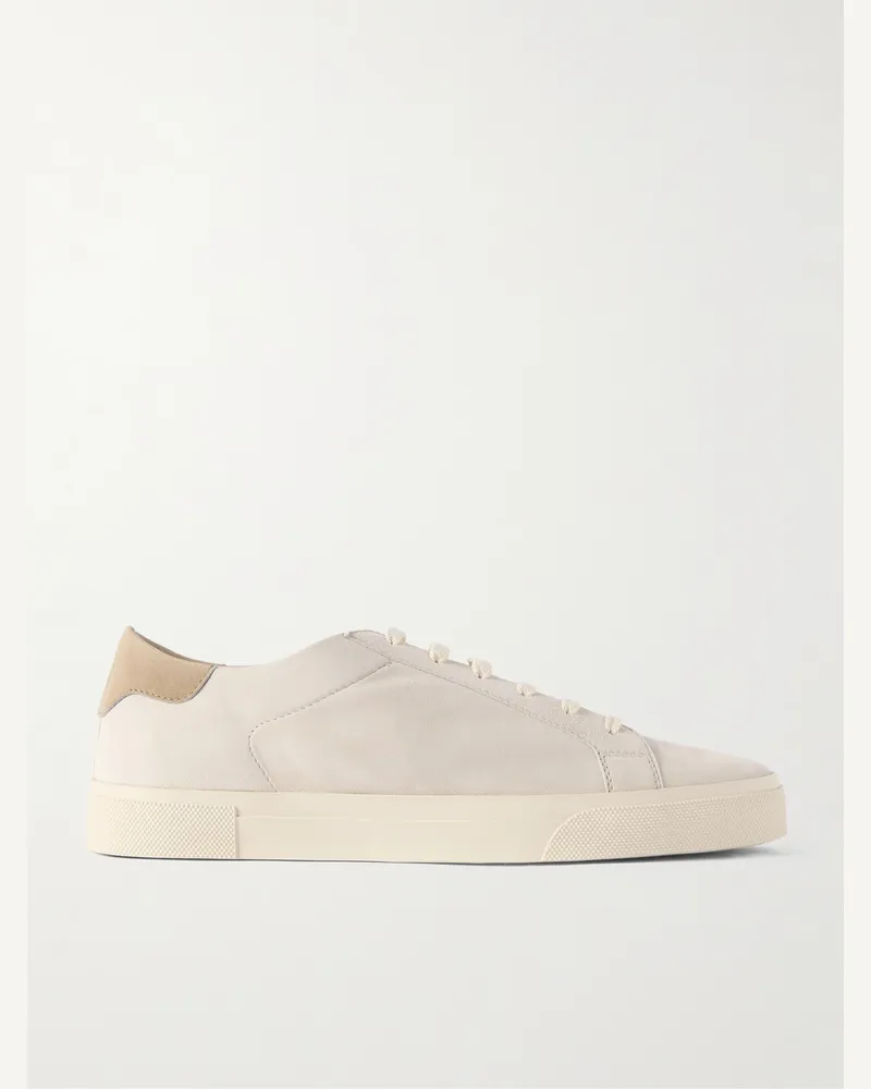 Brunello Cucinelli Vulky Suede Sneakers Neutrals