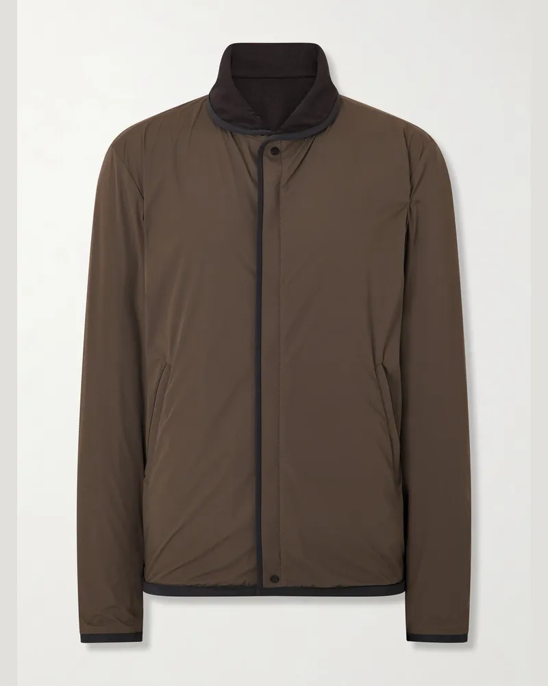SEASE Jib Set Reversible Shell Jacket Brown