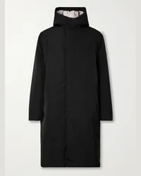 Thom Browne Daunenjacke aus Shell mit Kapuze Schwarz