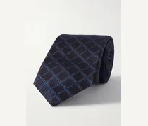 7cm Logo-Jacquard Silk-Twill Tie