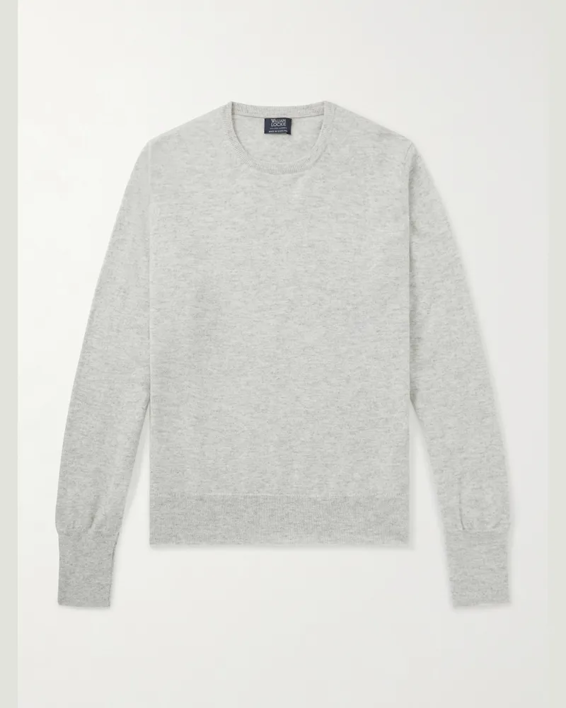 William Lockie Oxton Cashmere Sweater Gray