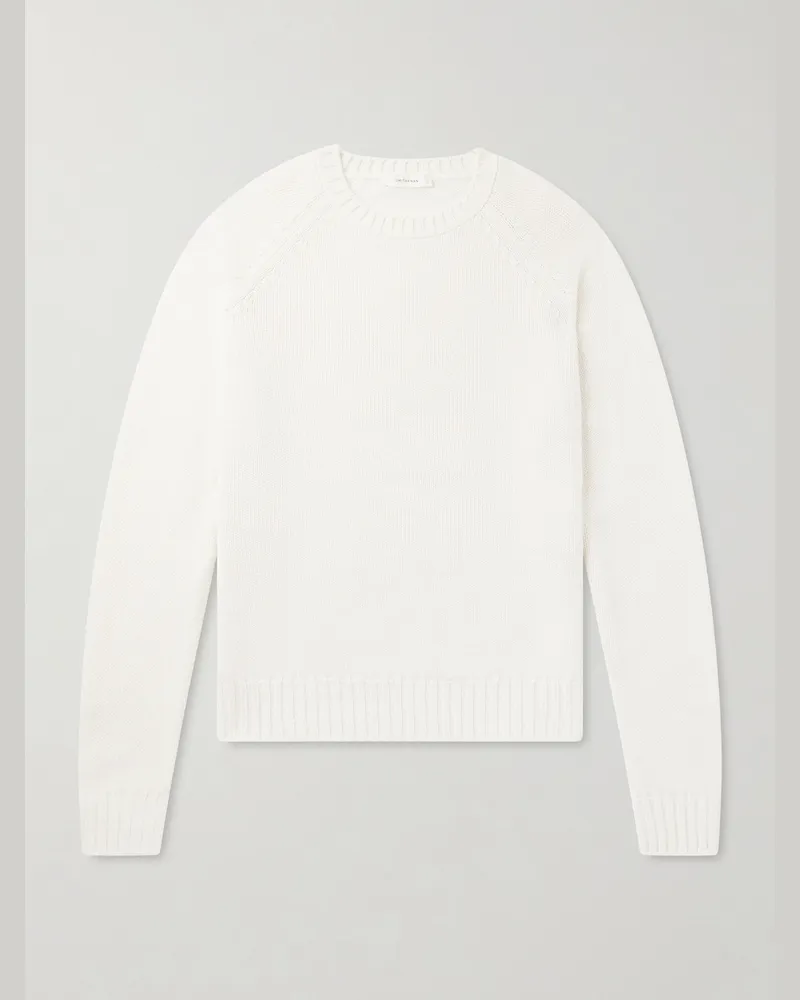 Umit Benan Milano Pullover aus Kaschmir Weiß