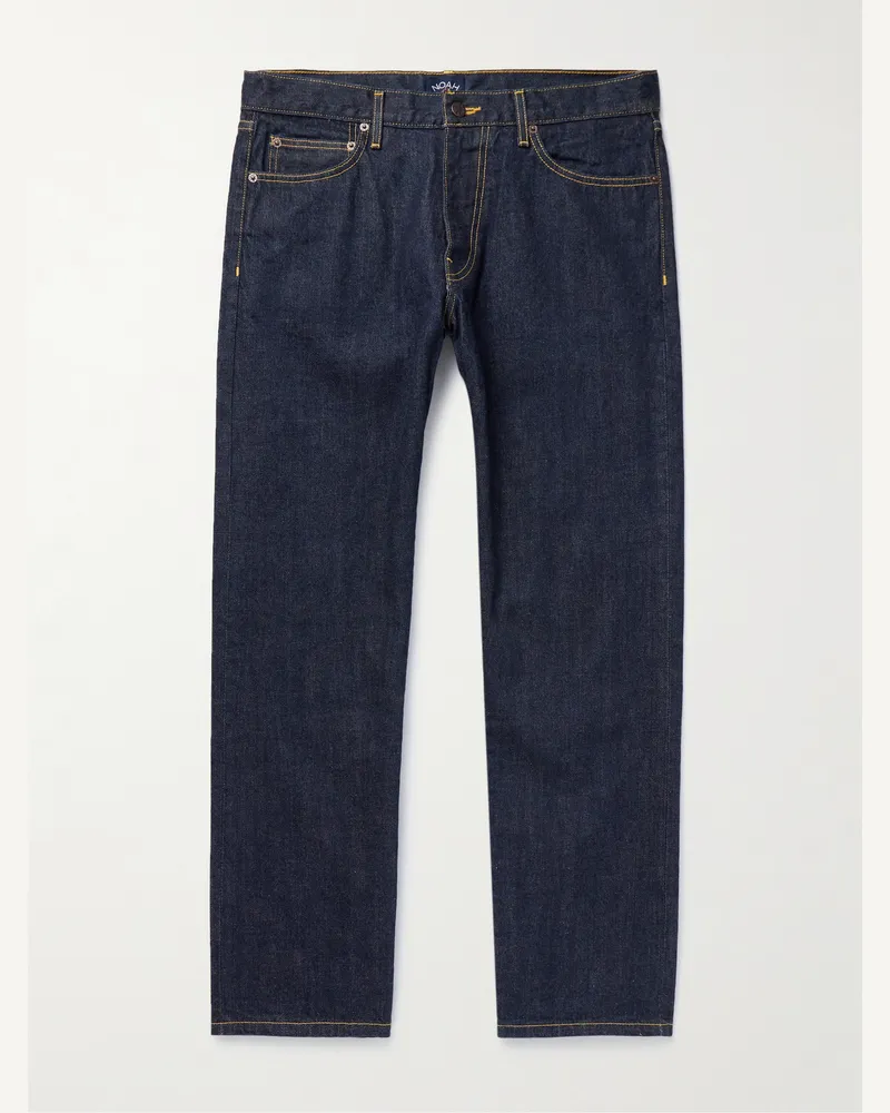 Noah NYC Gerade geschnittene Jeans Blau