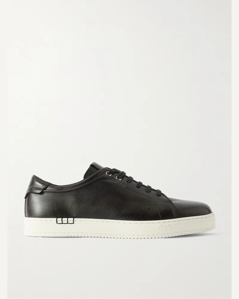 Berluti The Playtime Sneakers aus vollnarbigem Venezia-Leder Schwarz