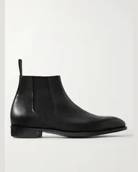 George Cleverley Jason Chelsea Boots aus Leder Schwarz