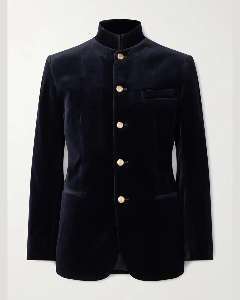 Favourbrook Jacke aus Baumwollsamt Blau