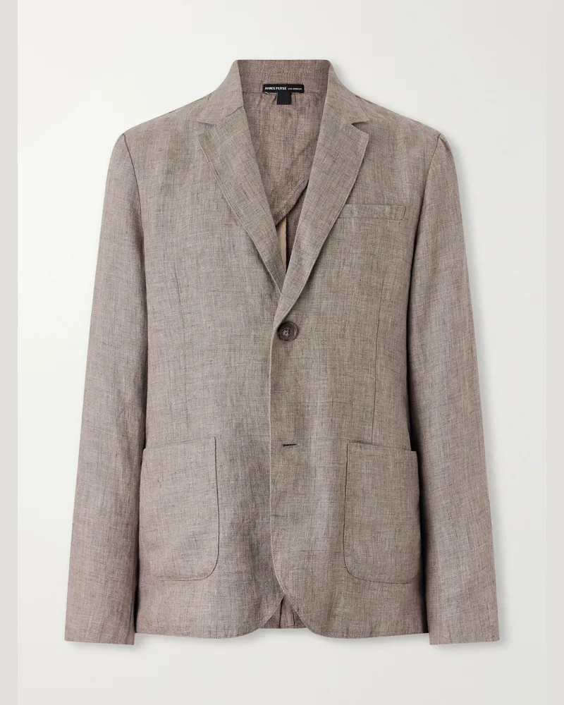 James Perse Linen Suit Jacket Neutrals