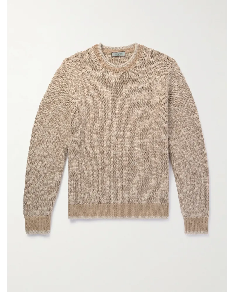 Canali Pullover aus einer Wollmischung Neutral