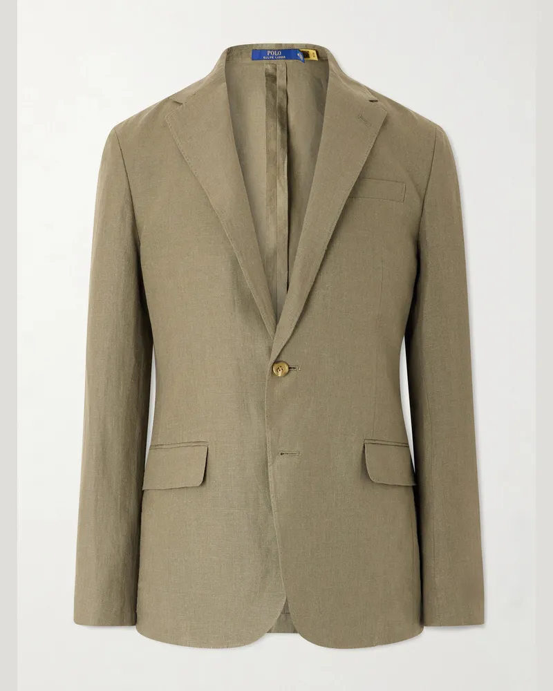 Ralph Lauren Linen Blazer Green