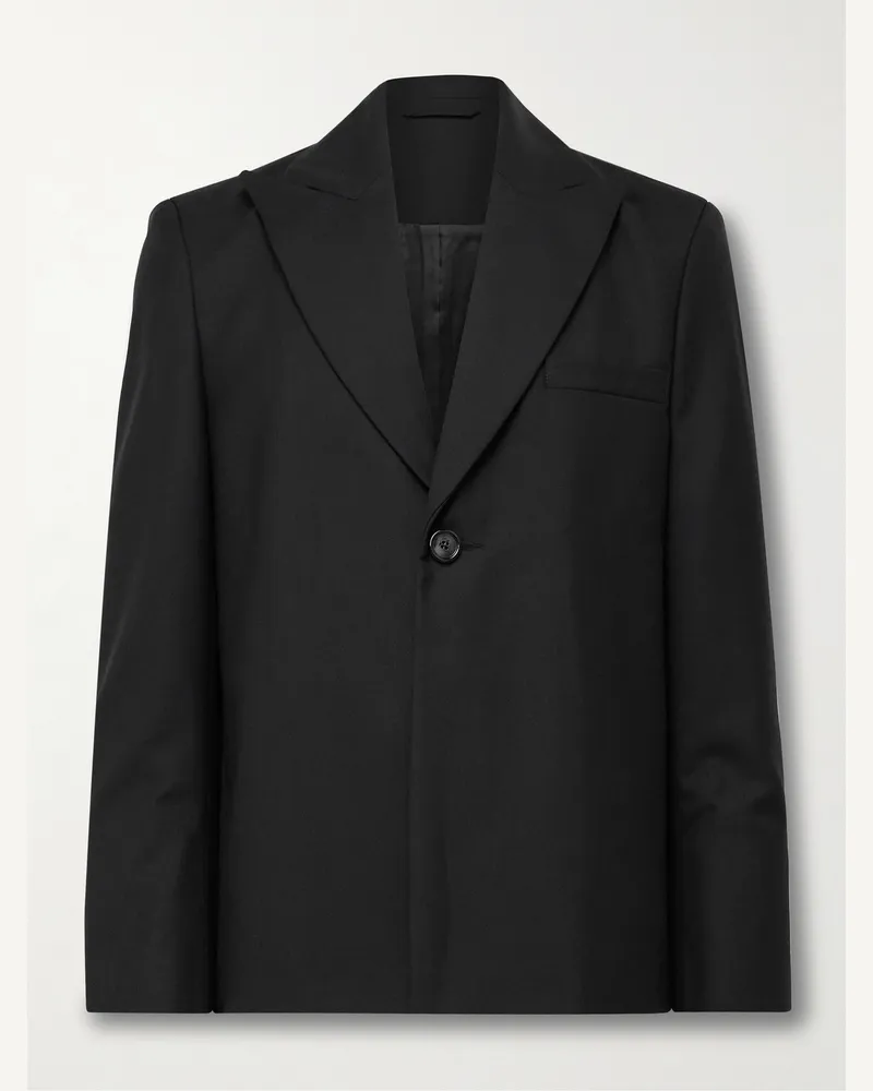 Séfr Seydou Sakko aus Twill Schwarz