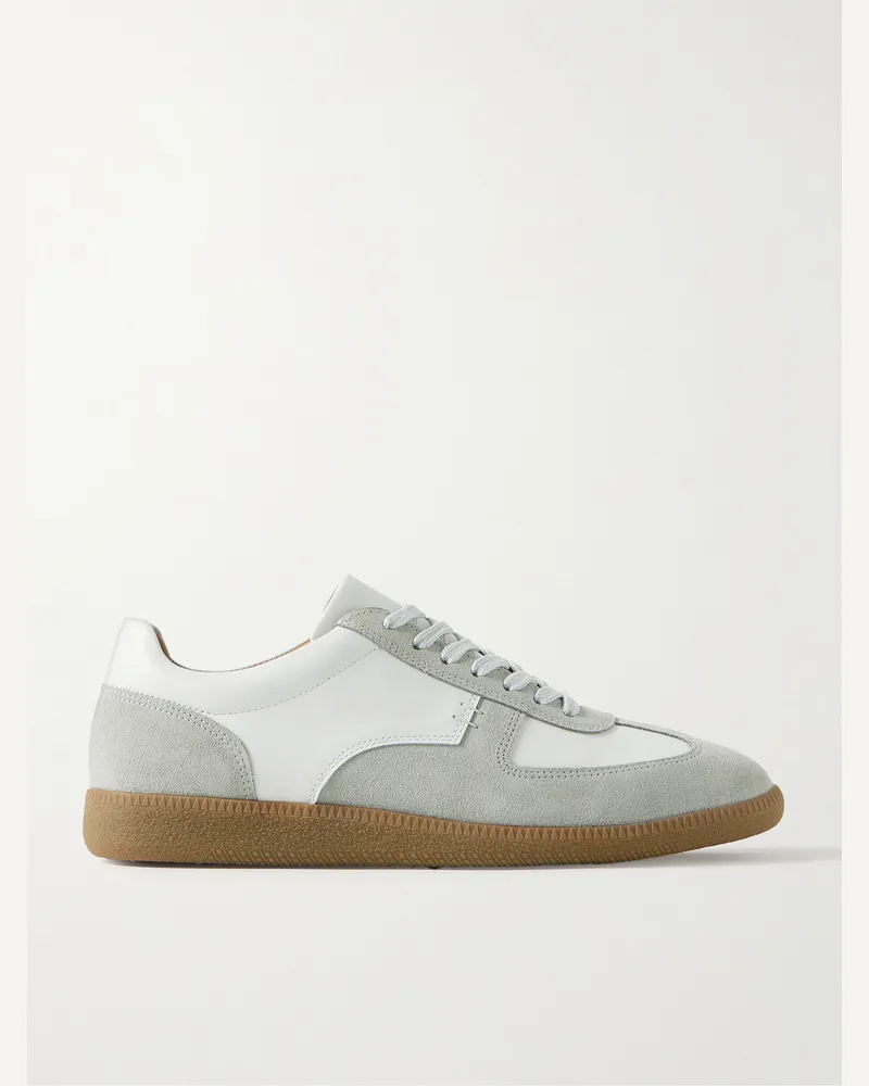 MR P. Ansel Suede and Leather Sneakers Gray