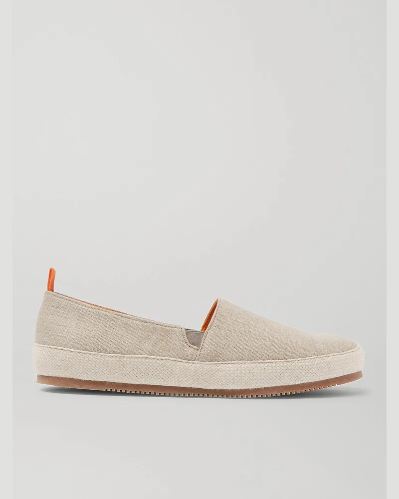 MULO Espadrilles aus Leinen Neutral