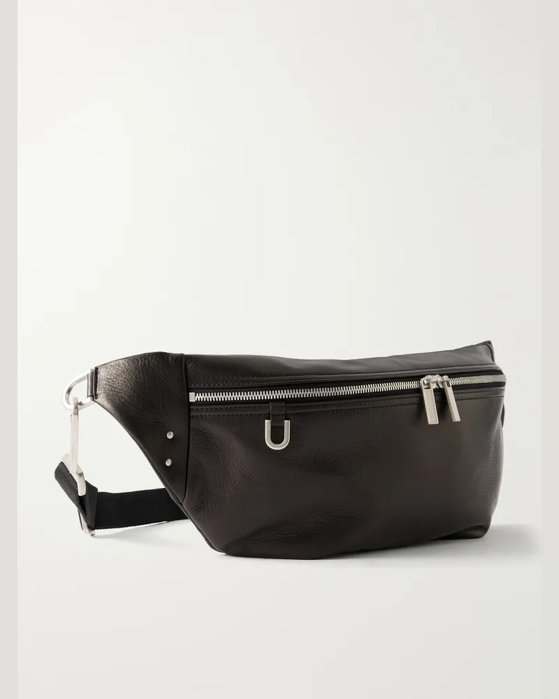 Rick Owens Bumbag Leather Belt Bag Black