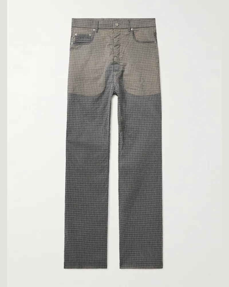 Rick Owens Dyneema Straight-Leg Ripstop Trousers Brown