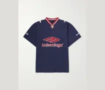 Oversized Embroidered Printed Cotton-Jersey T-Shirt