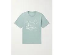 Fun Sun T-Shirt aus Flammgarn-Jersey aus Baumwolle mit Print