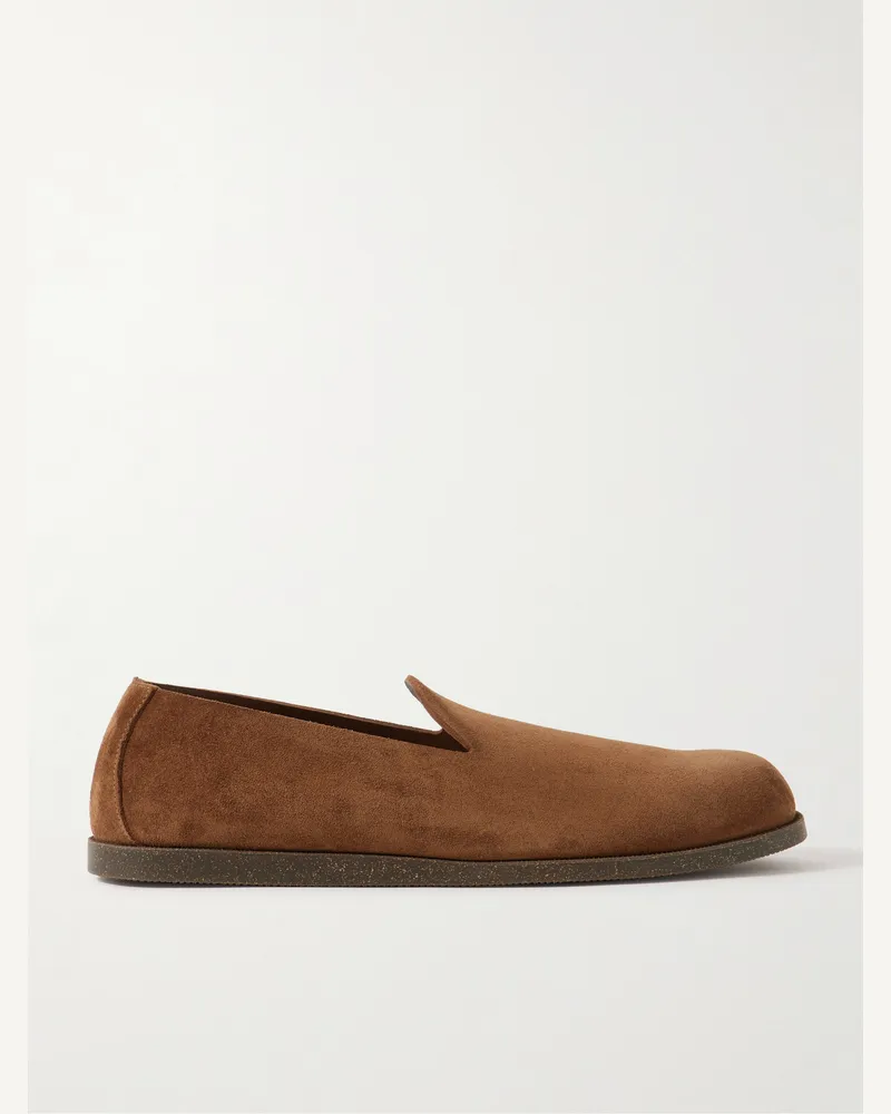 YUKETEN Loafers aus Veloursleder Braun