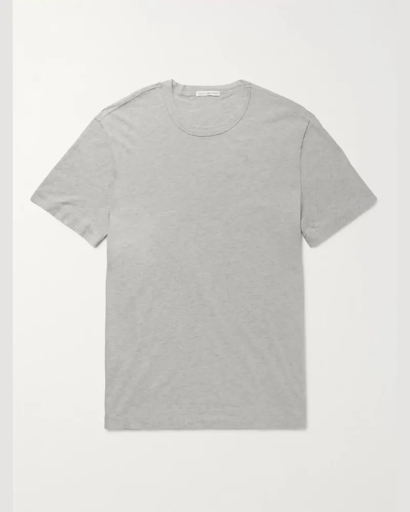 James Perse Slim-Fit Cotton-Jersey T-Shirt Gray