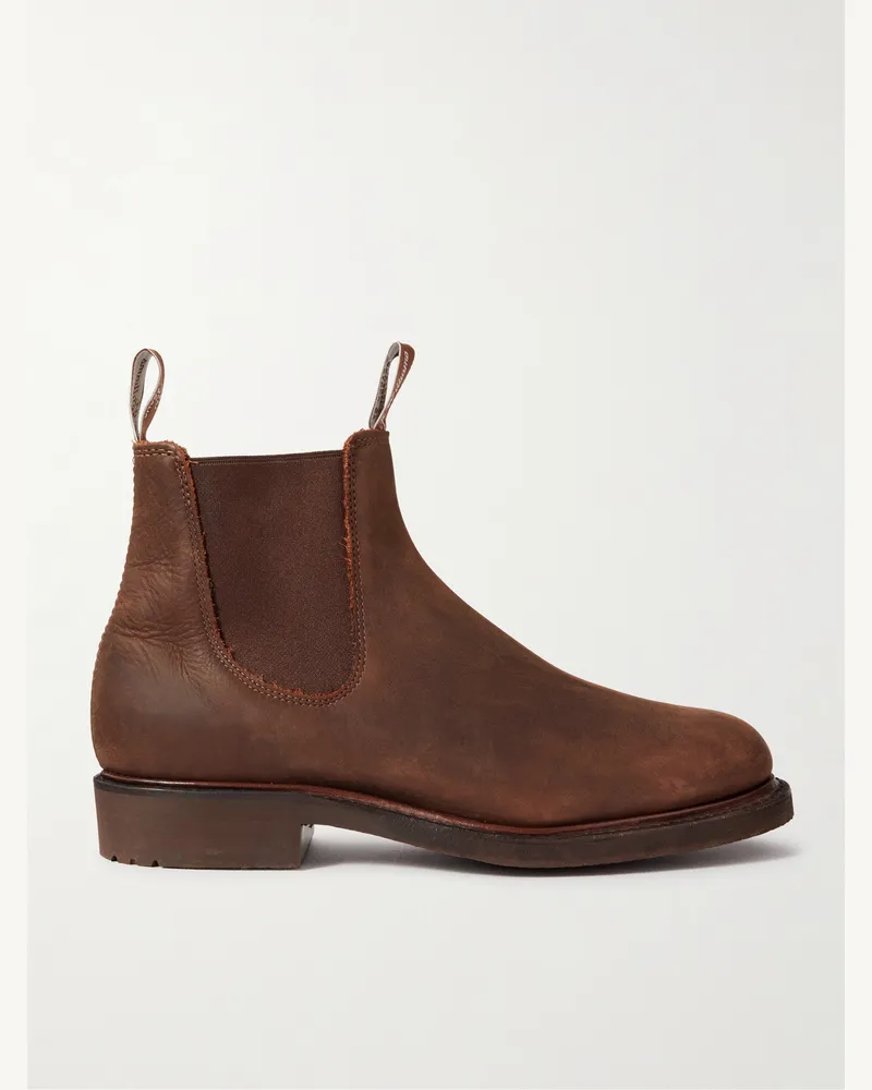 R.M.Williams Gardener Leather Chelsea Boots Brown