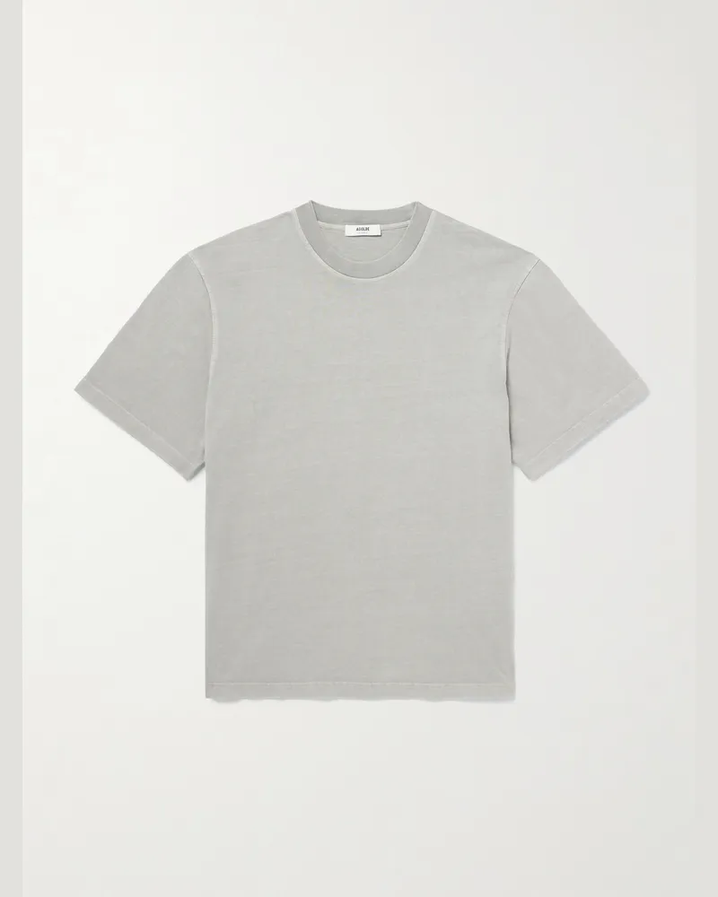 AGOLDE Asha T-Shirt aus Baumwoll-Jersey Grau