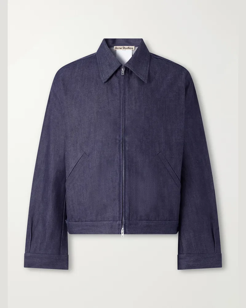 Acne Studios Omol Selvedge Denim Jacket Blue