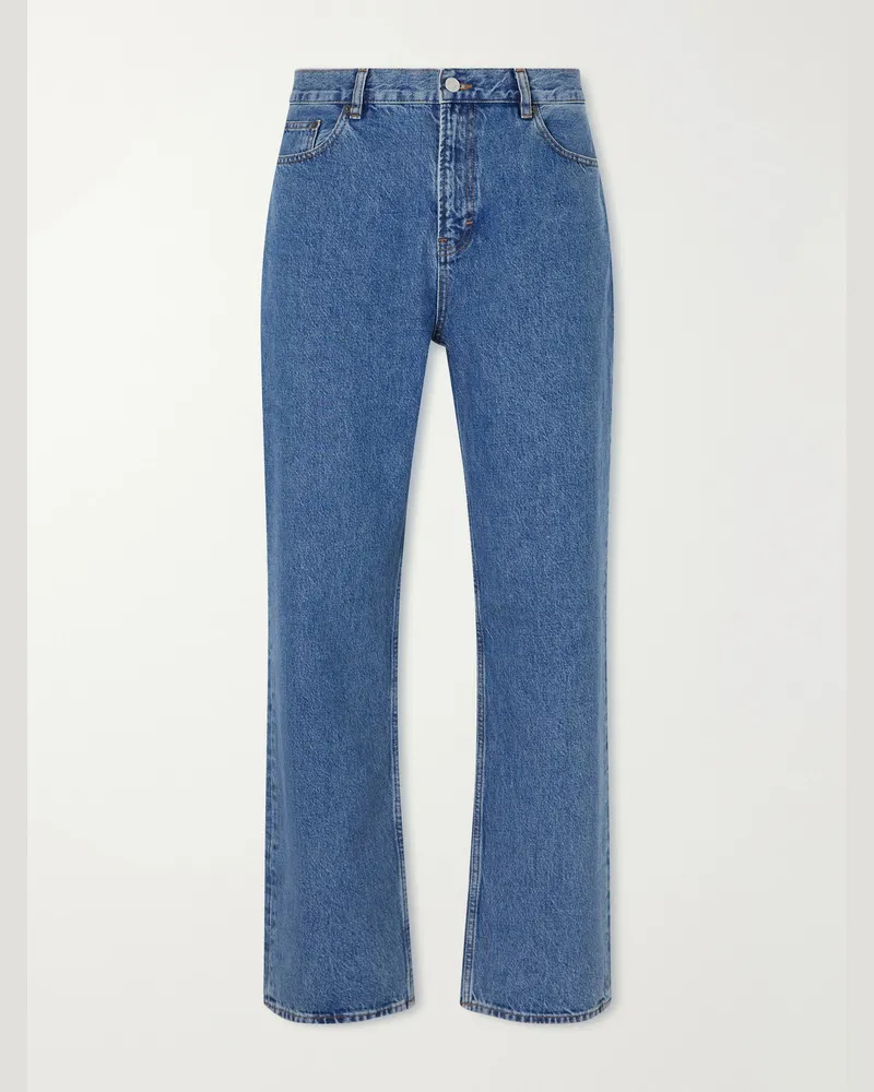 Frame Denim The Relaxed Straight-Leg Jeans Blue