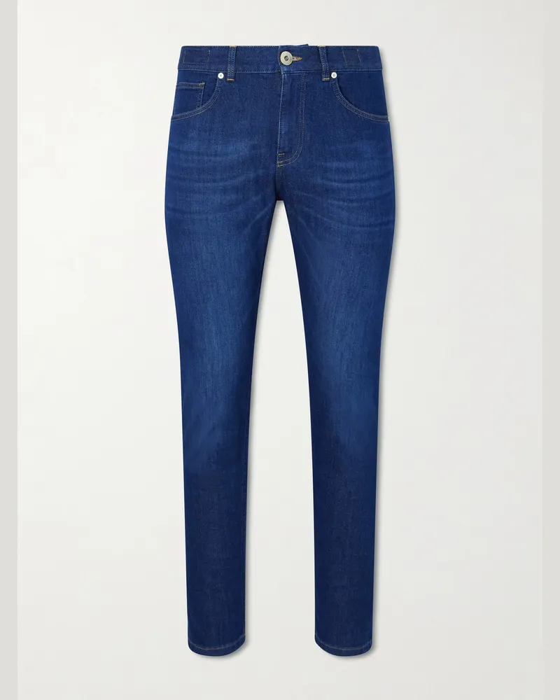 Eleventy Slim-Fit Jeans Blue