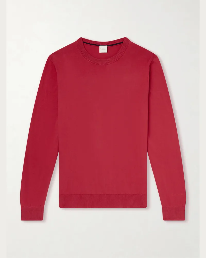 Paul Smith Organic Cotton Sweater Red