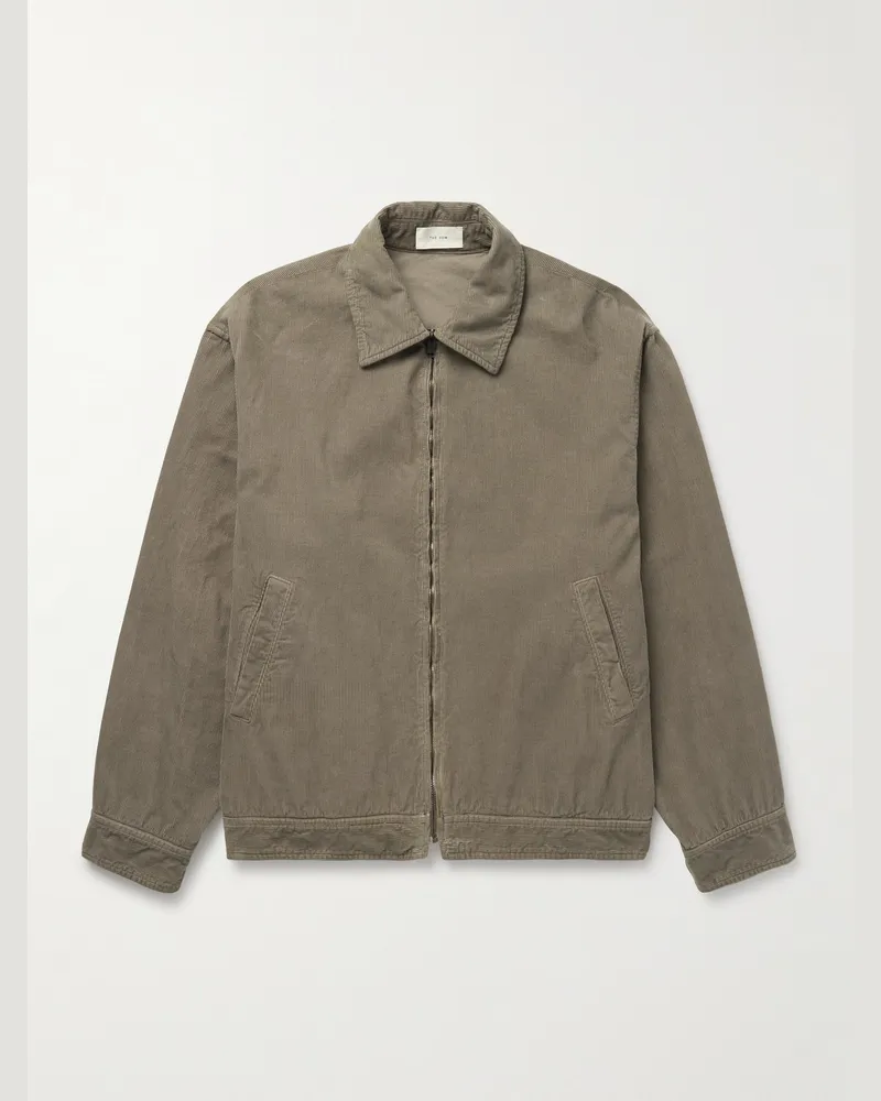 The Row Noggu Jacke aus Baumwollcord Grün