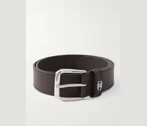 3.5cm Logo-Embellished Leather Belt