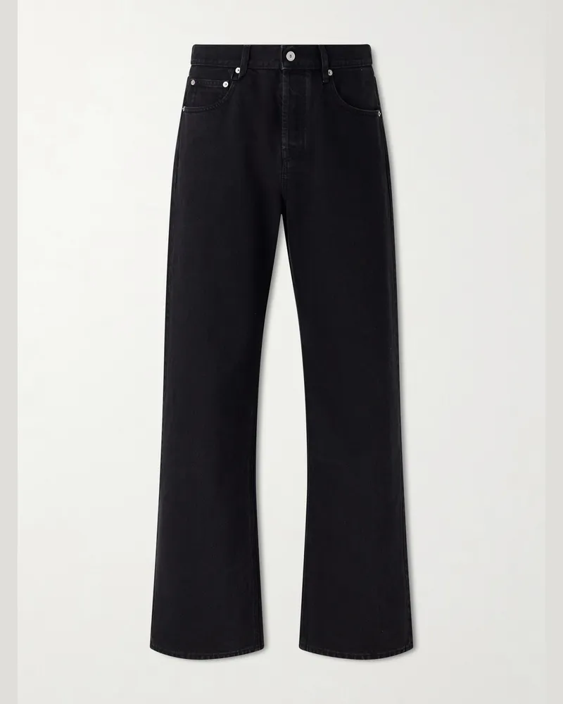 Jacquemus Le De-Nîmes Straight-Leg Jeans Black