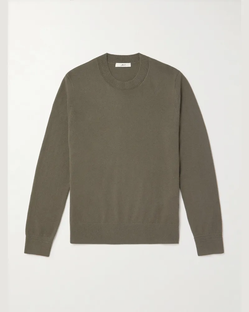 MR P. Curtis Pullover aus Kaschmir Grün