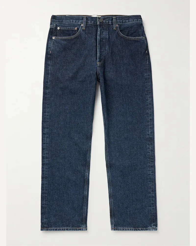 AGOLDE 90's gerade geschnittene Jeans Blau